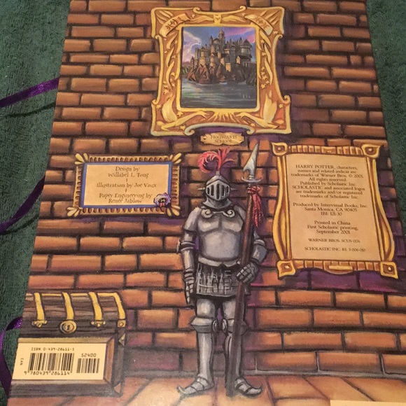 Vintage “Harry Potter Hogwarts School Pop-up Book” - Picture 2 of 6